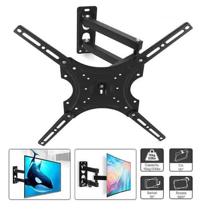 Wall Mount LED/LCD Bracket | Compatible with 24'' to 55'' inch