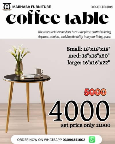 Marhaba Furniture Premium Coffee Table