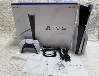 PS5 Slim Disc Edition – Original Box, 1 DualSense