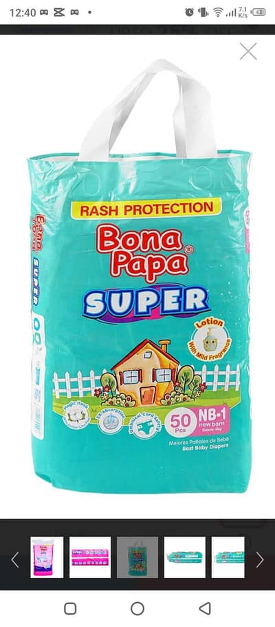 bona papa baby daipers