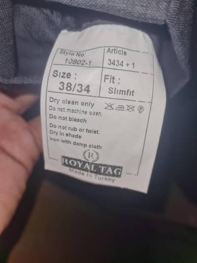 Royal tag pants coat