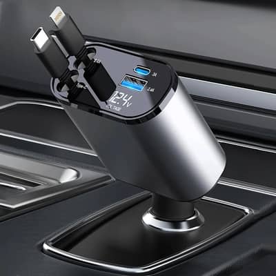360 rotating magnetic car mobile holder & fast fast USB charger