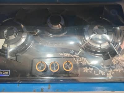3 stove auto chula