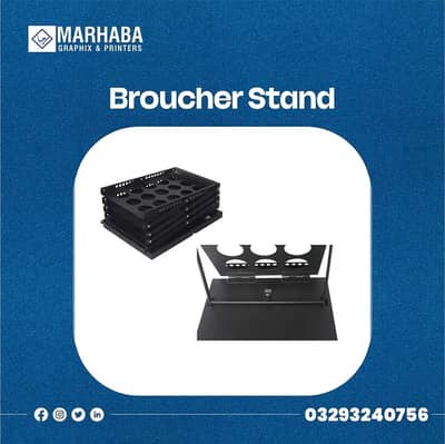 Best Zig Zag Brochure Stand Exhibition & Promotional Display Stand