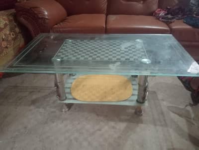 Glass dinning table