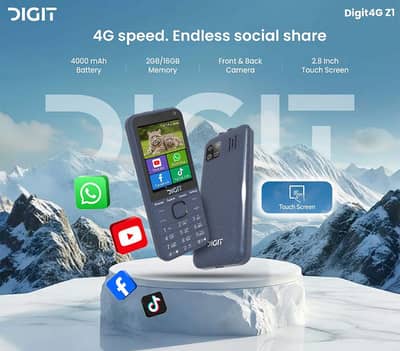 Jazz digit z1 dual sim 4G pta approved