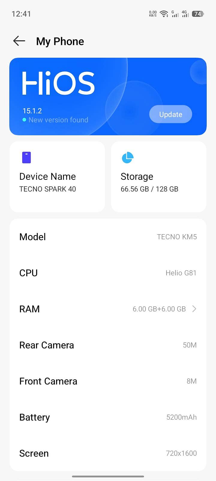 Tecno Other Model 7