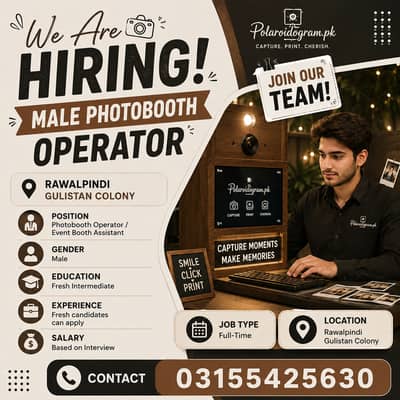 Computer Operator Required (Event-Based Work)
