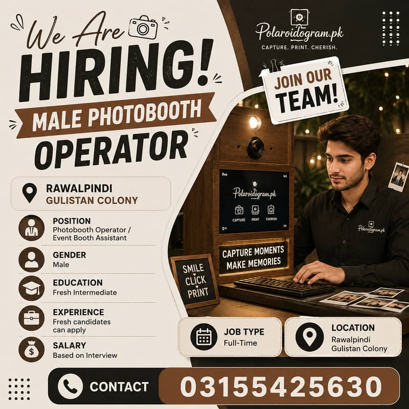 Computer Operator Required (Event-Based Work) 0