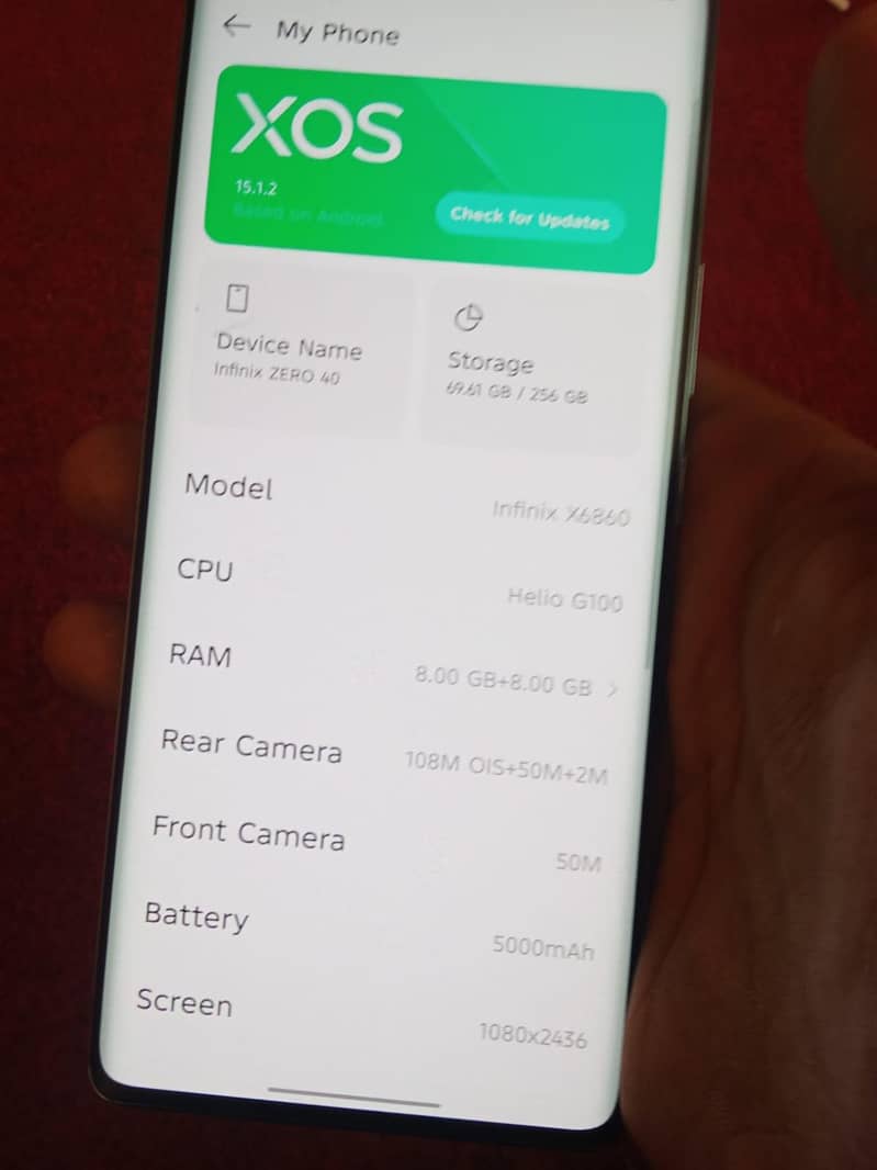 Infinix Zero 40 4