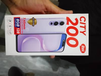 Itel CITY 200 NEW MODEL 4+4/128 GB NEW CONDITION ONLY 26 DAYS USED