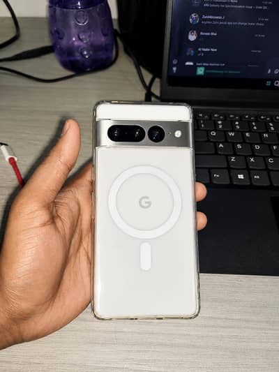 Google Pixel 7 Pro mint white  dual sim pta 12/256 cam exchange too