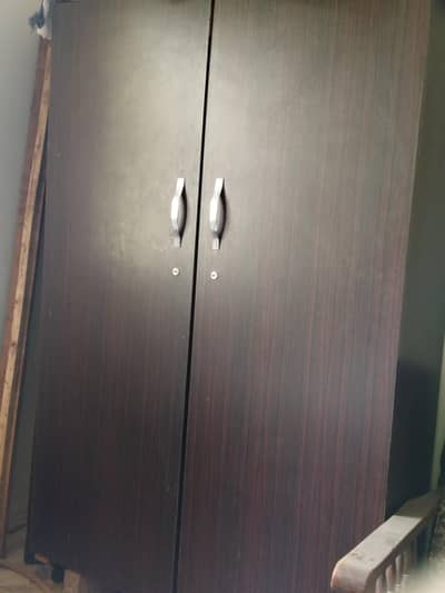 Double door wardrobe almari