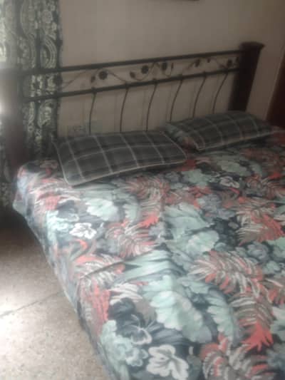 Iron double bed