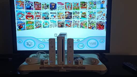 Nintendo Wii Fit 120 Games Console Bundle