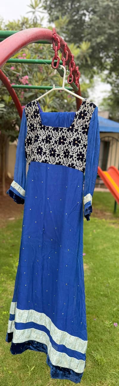 Maxi with dupatta and churi dar pajama