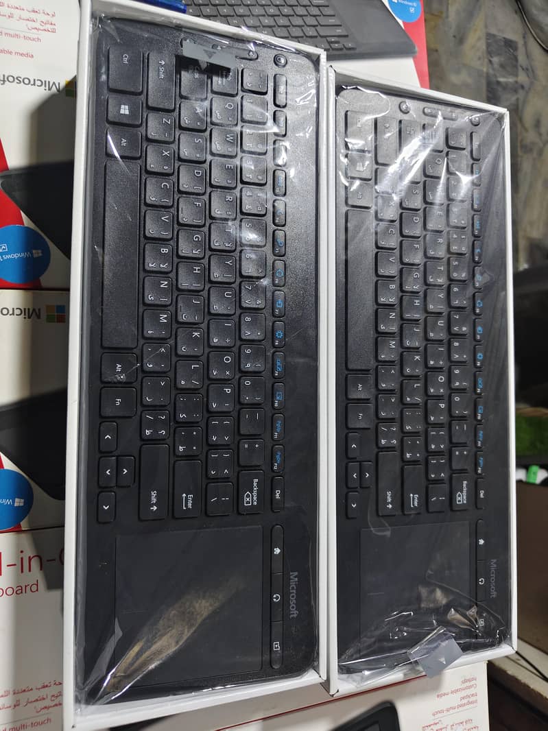 Microsoft touchpad wireless keyboard tv smart logitech 1