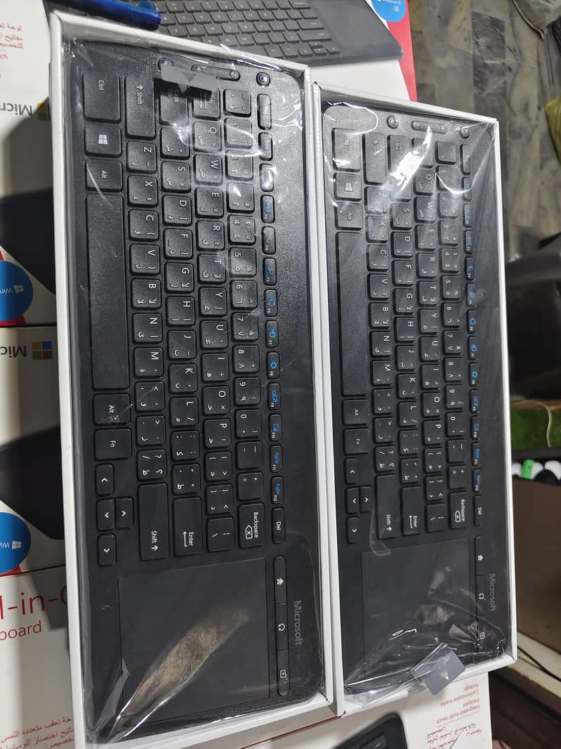 Microsoft touchpad wireless keyboard tv smart logitech 2