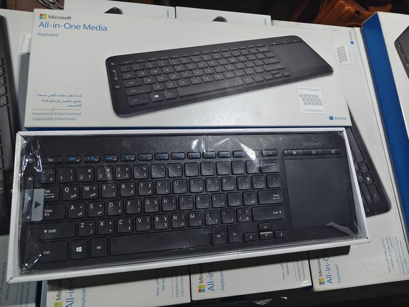 Microsoft touchpad wireless keyboard tv smart logitech 9