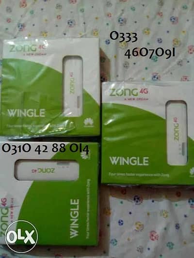 ZONG 4G WIFI USB AVAILABLE ( ALL SIM USE) CALLING. DATA. MBB