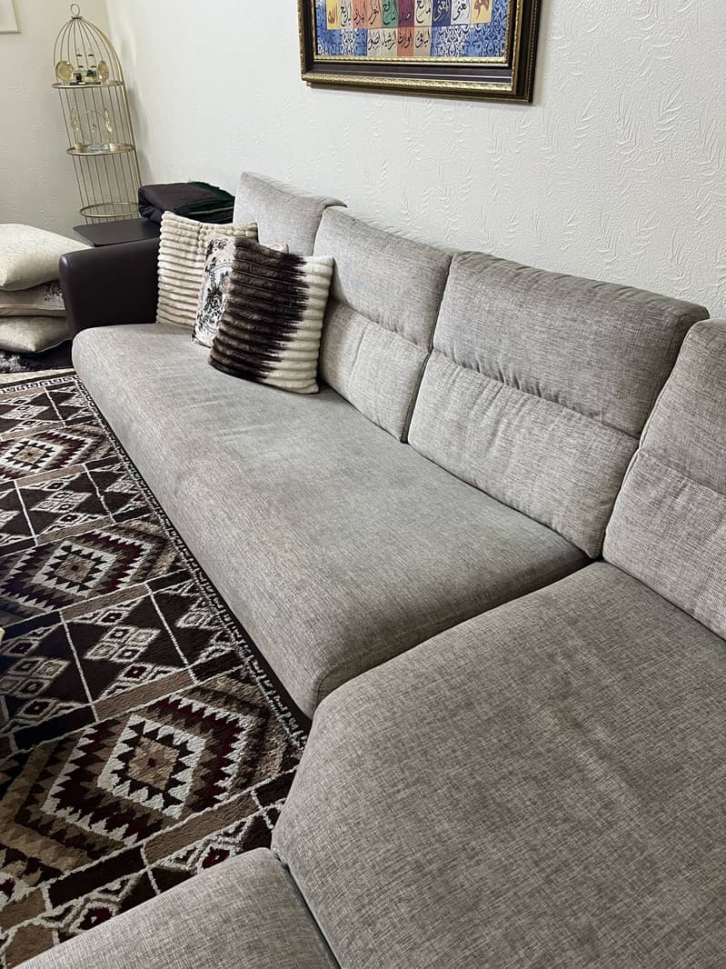 SOFA L SHAPED WITH CENTRE TABLE 1