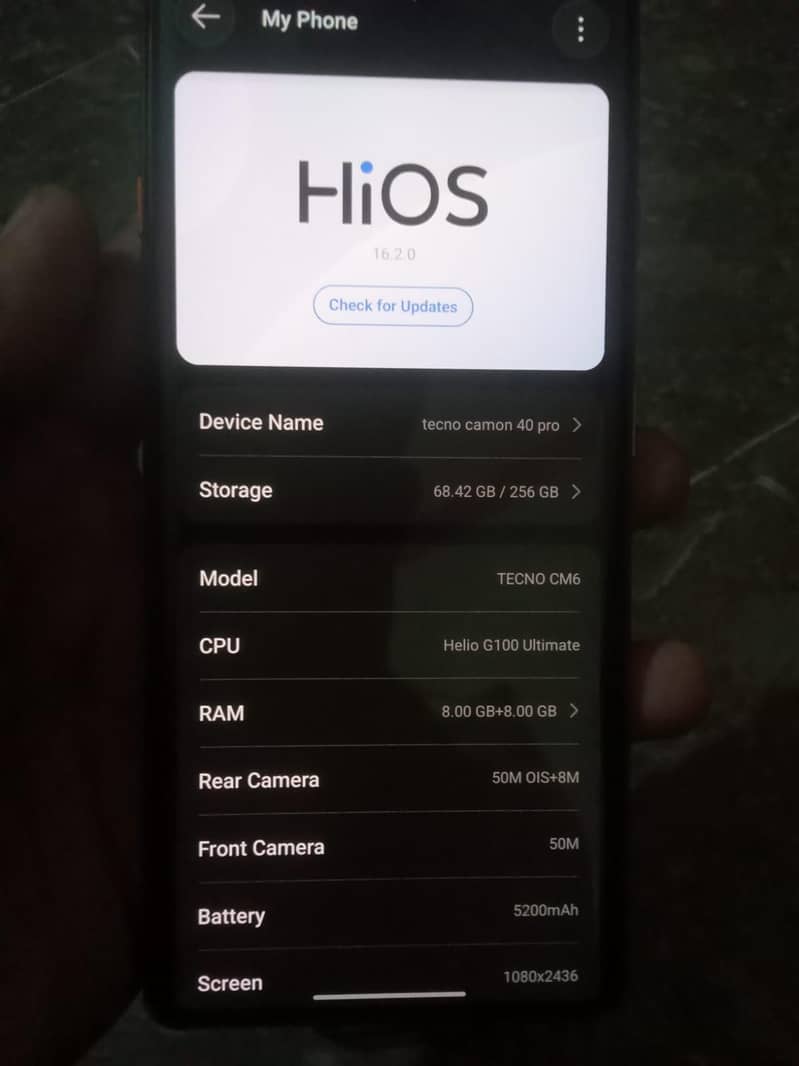 Tecno CAMON 40 Pro 1