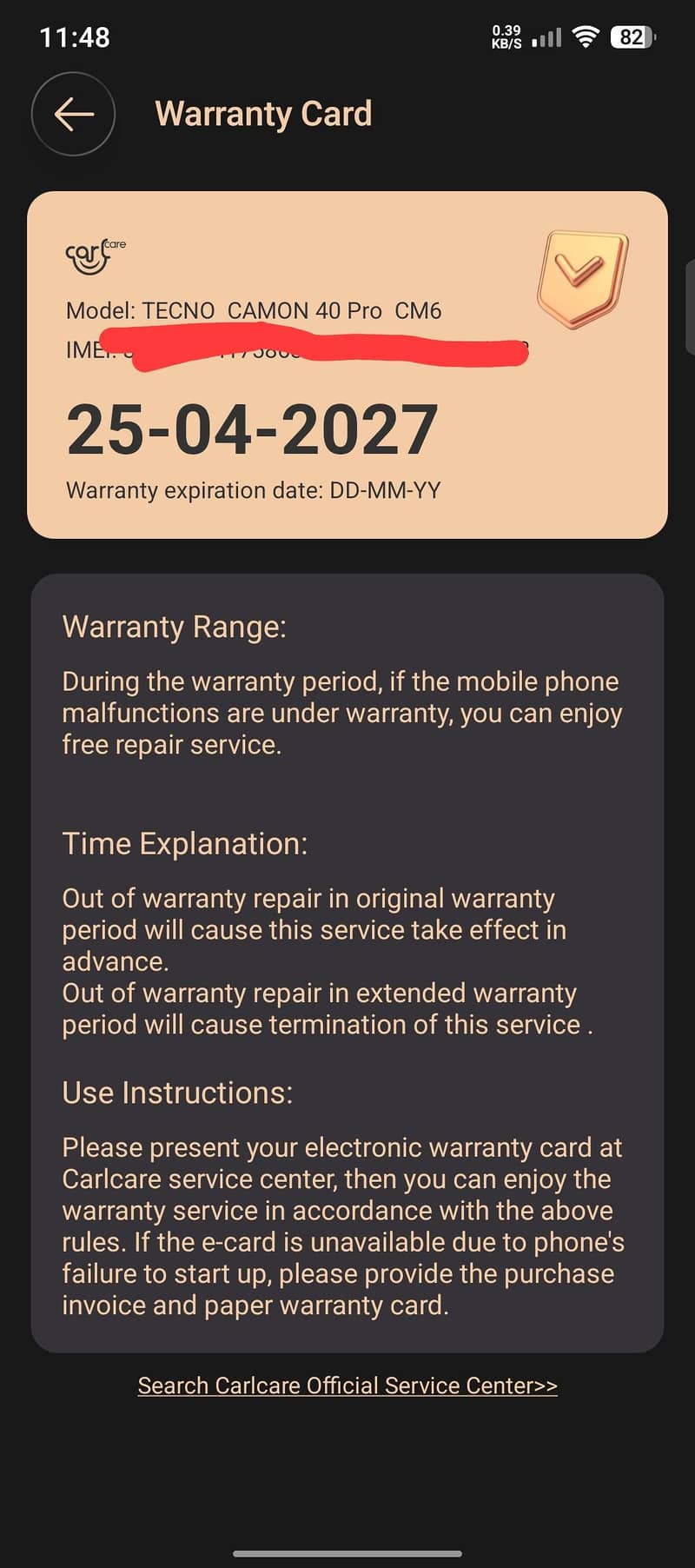 Tecno CAMON 40 Pro 3