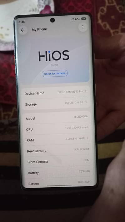 Tecno CAMON 40 Pro