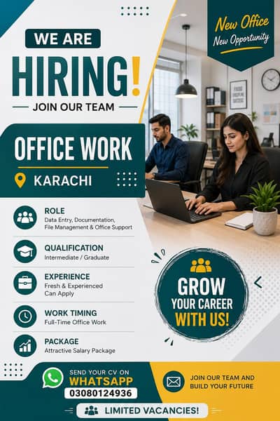 Hiring For Customer Service in Karachi