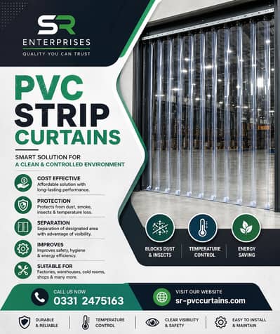 PVC Strip Curtains | Industrial & Commercial Solution I Plastic Sheet
