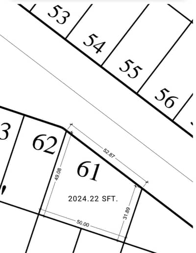 8 Marla Off-Size Plot, New City Phase-2, Block-E Prime , Major Road # 4