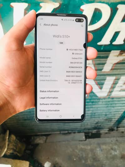 Samsung Mobile S10 Plus