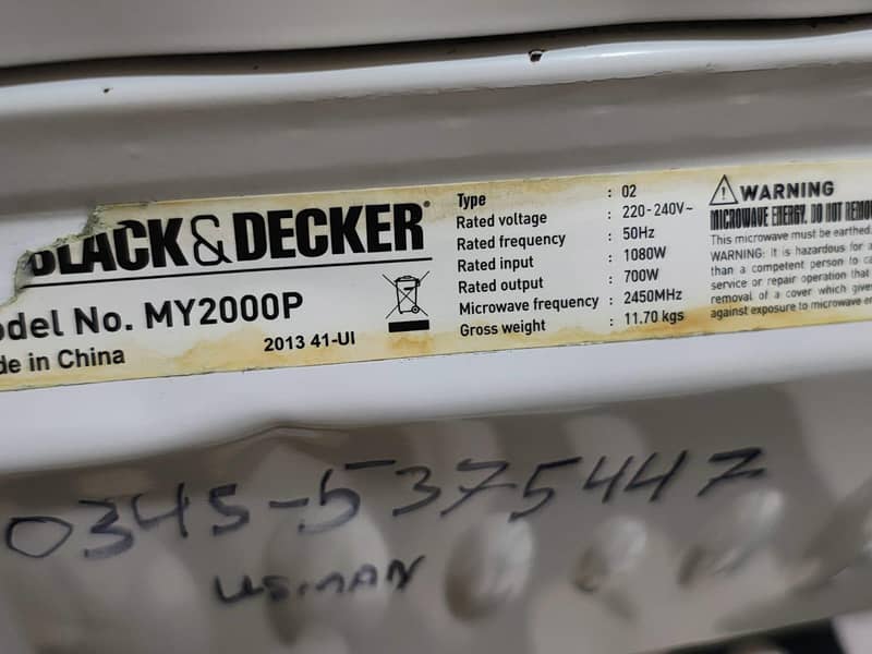 black & Decker 3