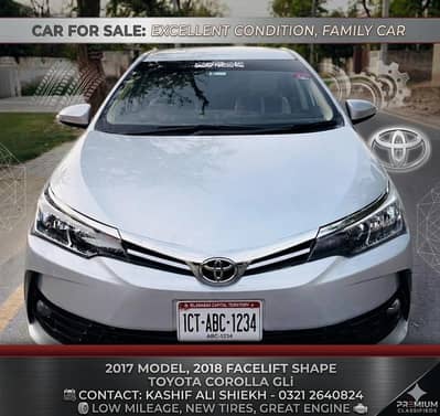 Toyota Corolla GLI 2017