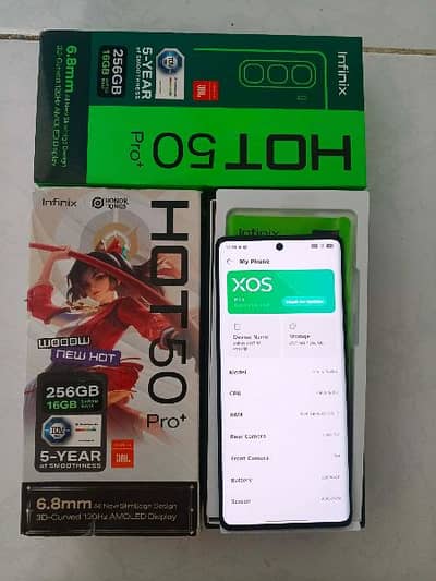 infinix Hot 50 pro plus 8GB ram 256GB memory 0325/1268/477