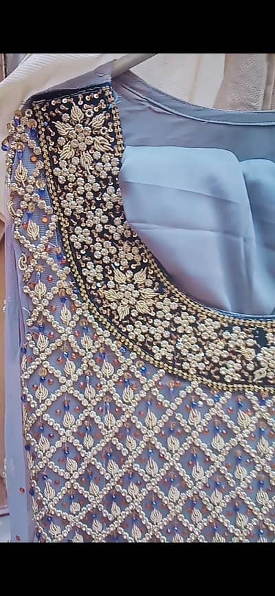 Heavy bridal valima maxi