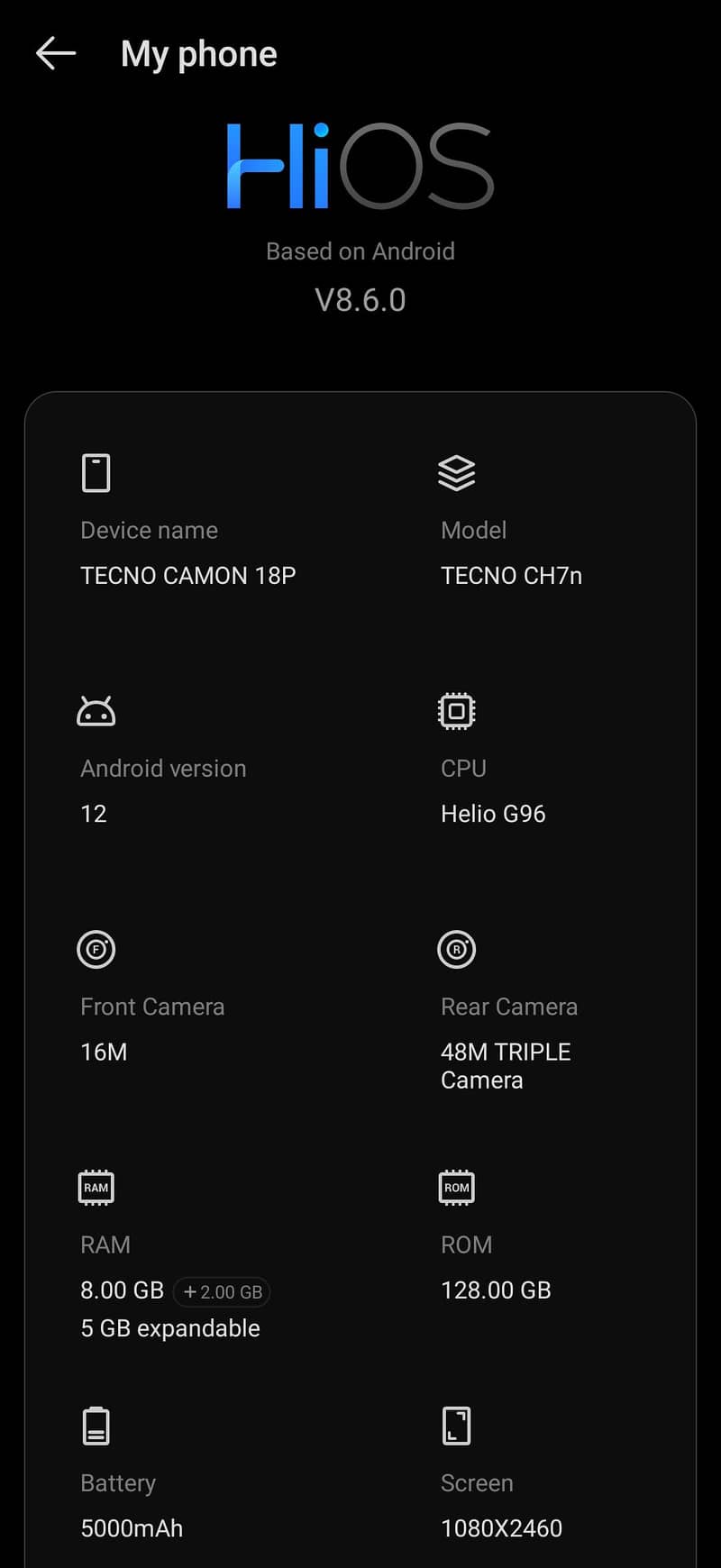 Tecno Camon 18P 4