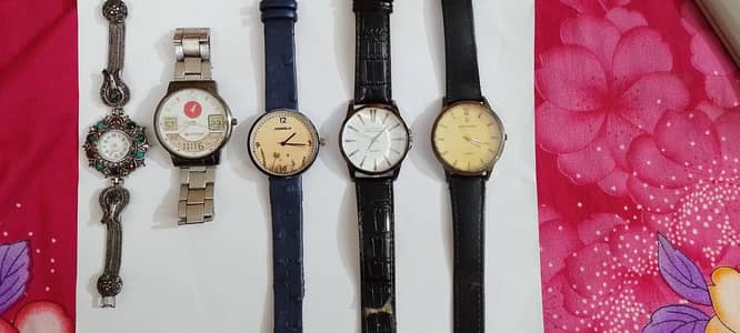 Lot of 5 Watches – Mixed Styles, Great for Resale or Personal Use