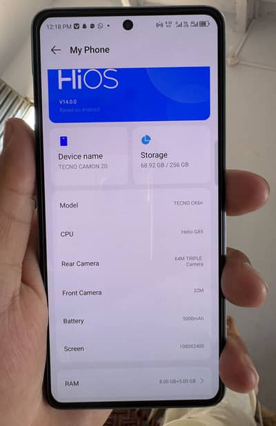 Tecno CAMON 20