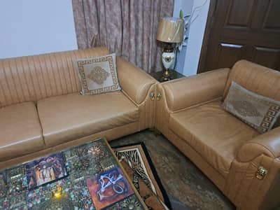 leather sofa