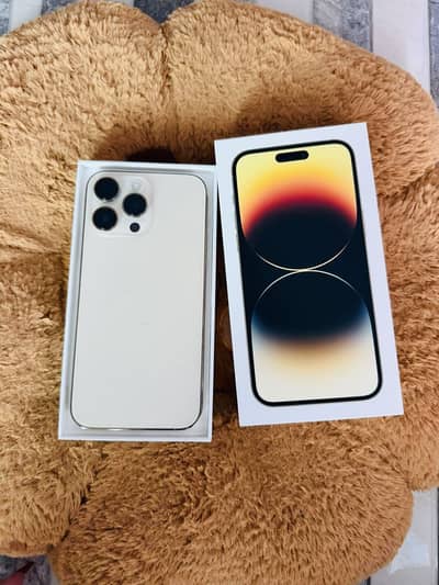 Apple iPhone 14 Pro Max Jv 100 health 128 gb with box