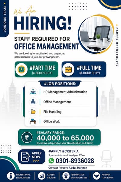 Online jobs in Lahore