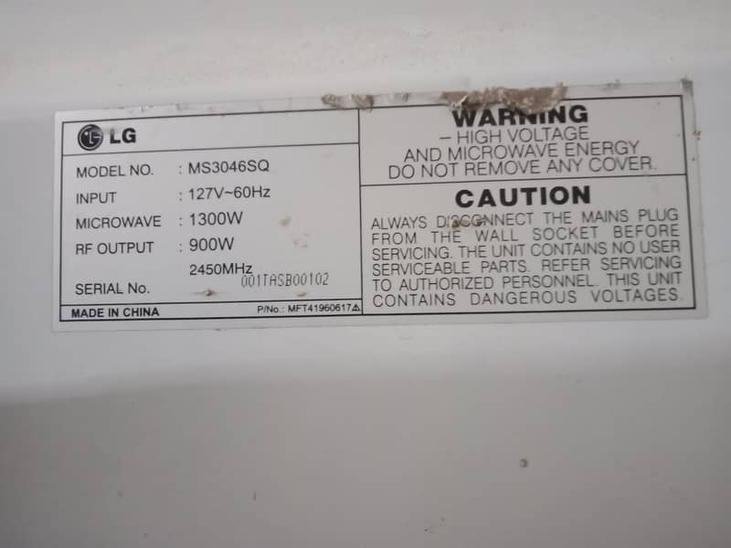 microwave LG 4