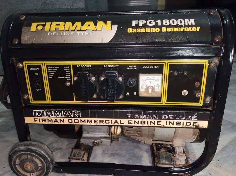 Firman 1.5kv generator 1