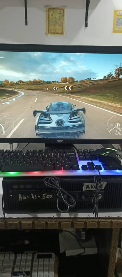 Full PC Setup - AMD A8 8650, 8GB RAM, 500GB HDD, 22" Monitor