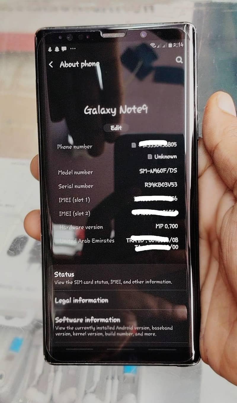 Samsung Mobile Note 9 3