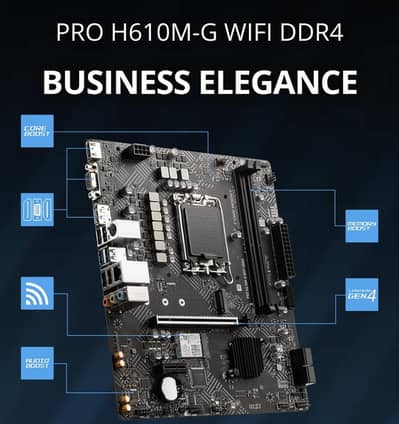 MSI PRO H610M-G WIFI DDR4 MOTHERBOARD URGENT SALE