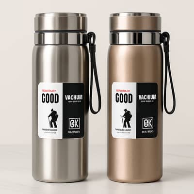1000ml Large Capacity Stainless Steel Thermos Bottle – Hot & Cold Vacu