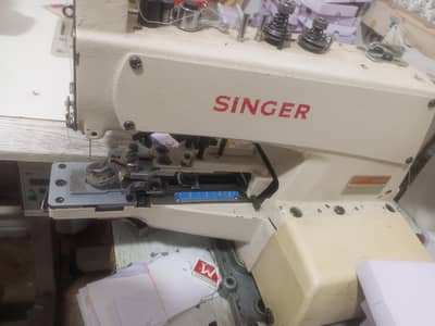 kaj button overlock machine set