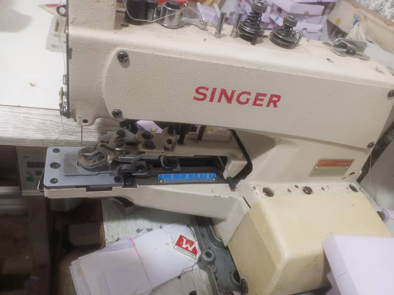 kaj button overlock machine set 0